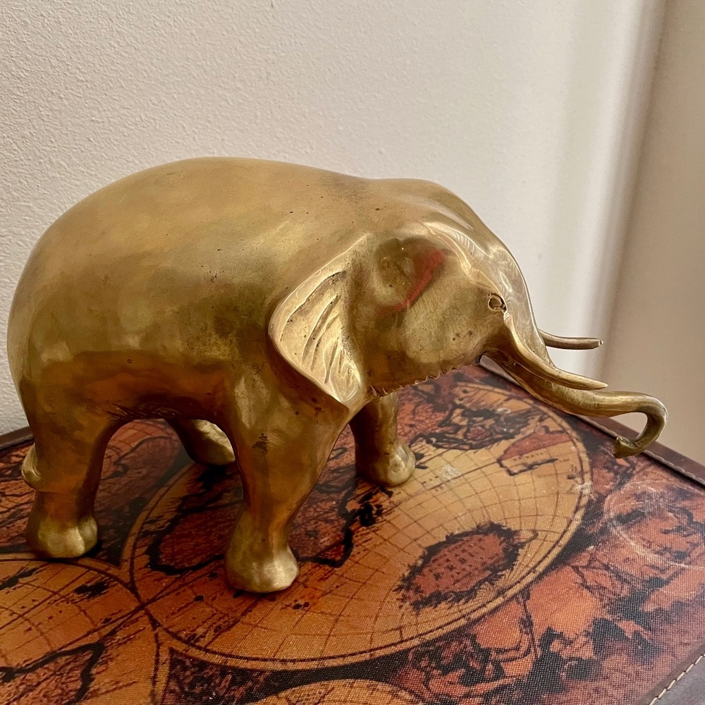 Beautiful Solid Brass elephant decor